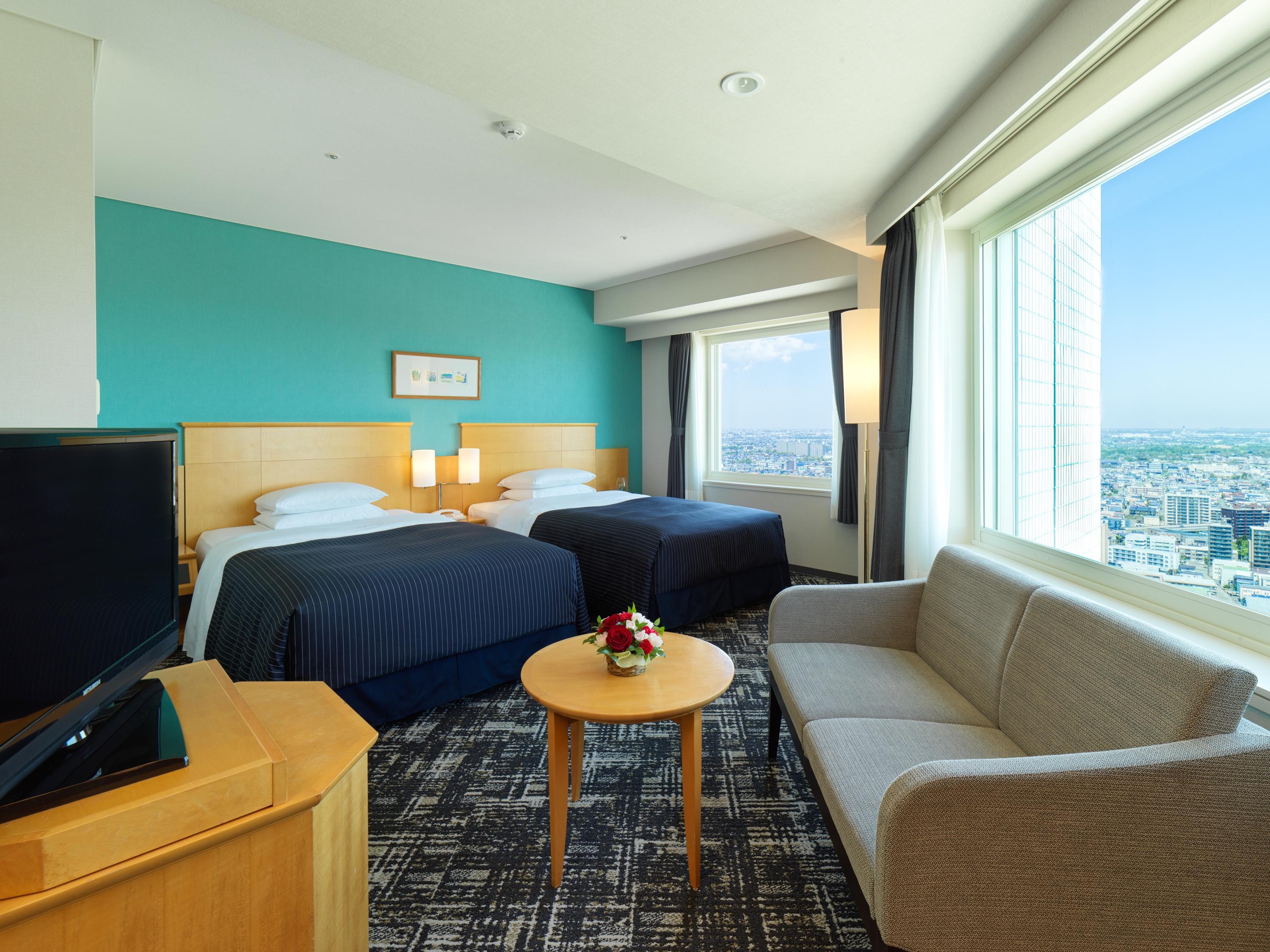 Hotel Emisia Sapporo Ngoại thất bức ảnh Deluxe Twin