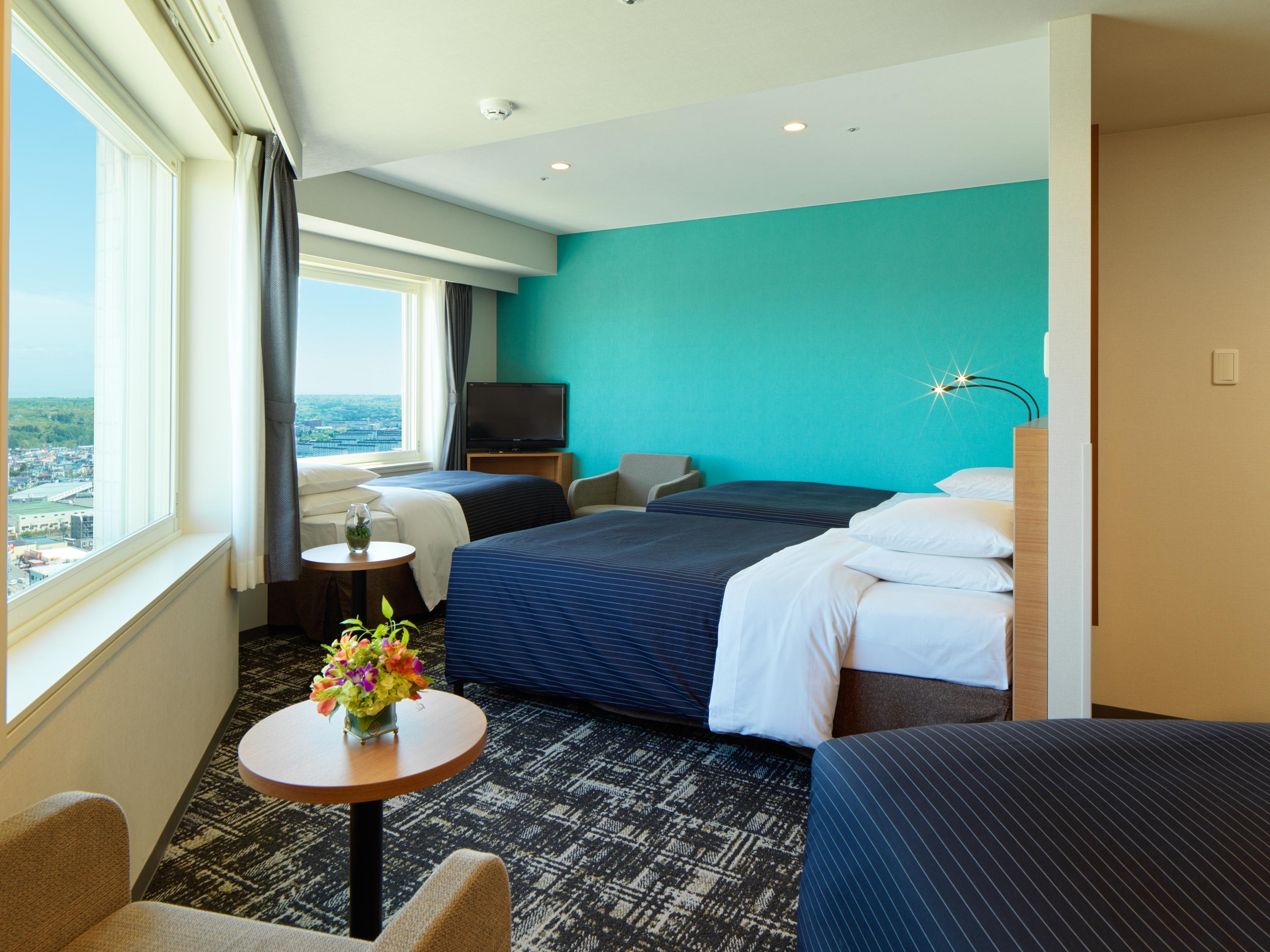 Hotel Emisia Sapporo Ngoại thất bức ảnh A room at the hotel