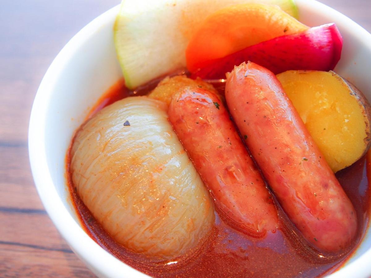 Hotel Emisia Sapporo Ngoại thất bức ảnh A bowl of boudin blanc