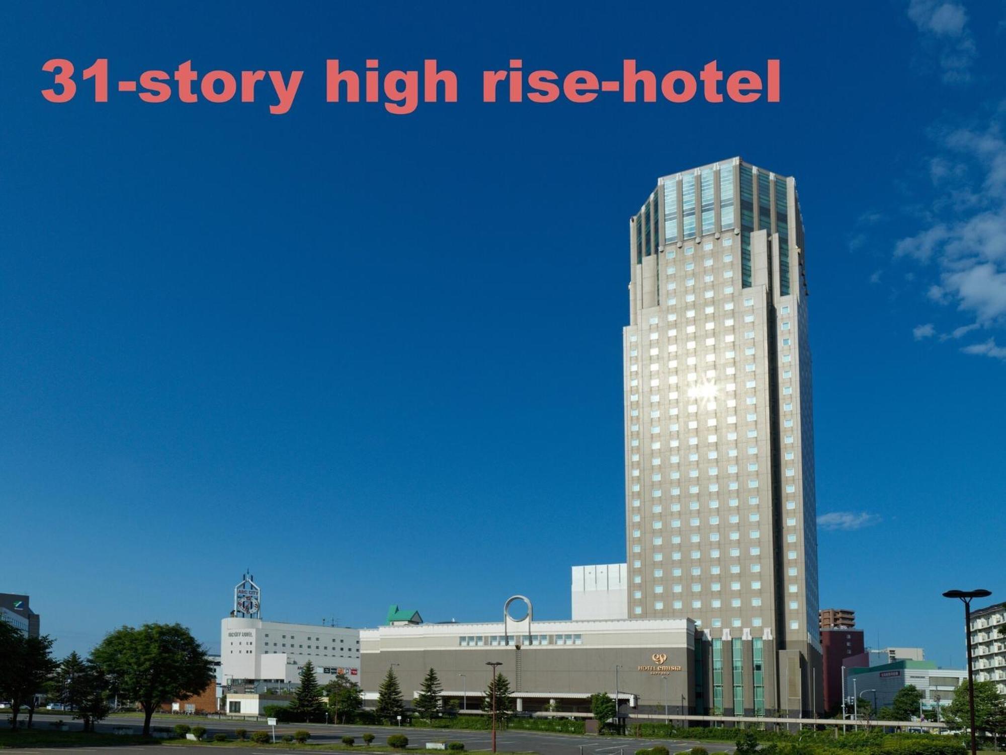 Hotel Emisia Sapporo Ngoại thất bức ảnh 31-story high rise hotel